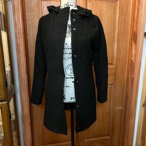 MontanaCo Black Hooded Winter Jacket.  Size S.  Excellent condition!